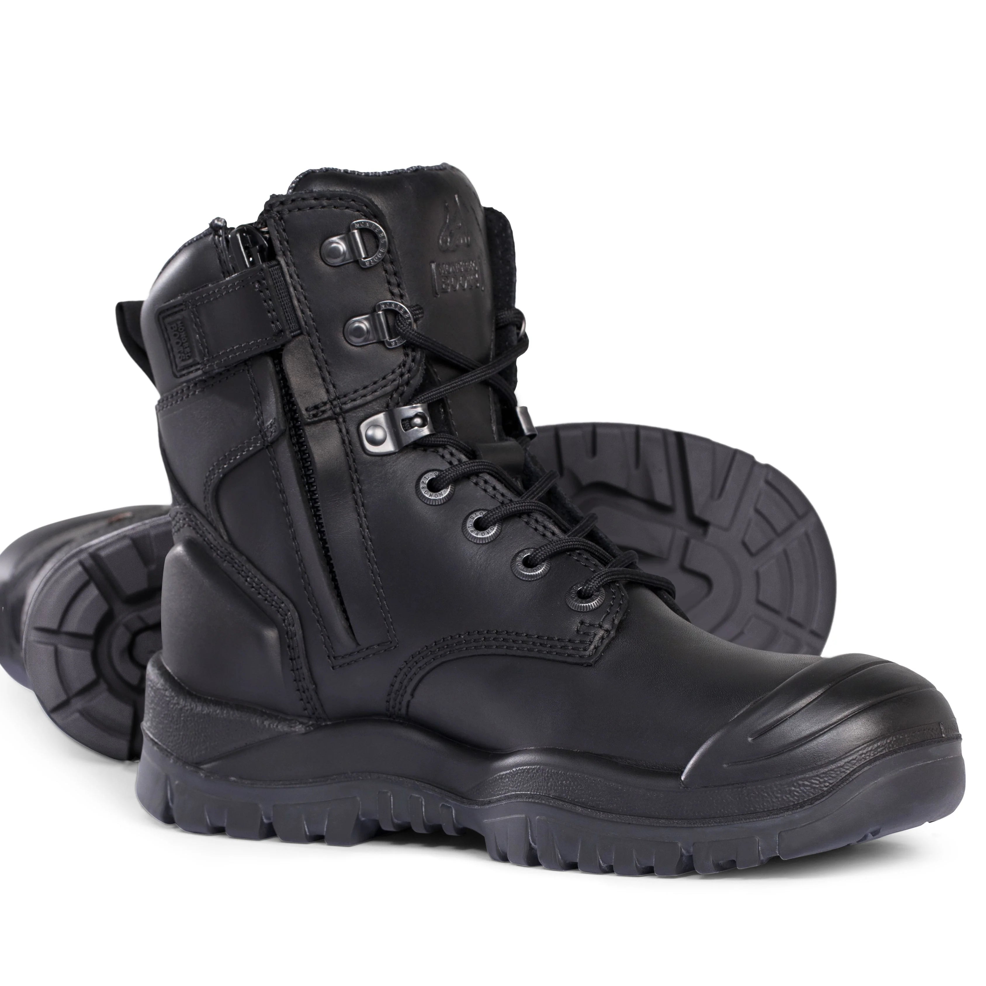 Mongrel 561020 L/U Zip Nitrile Scuff Cap Safety Boot