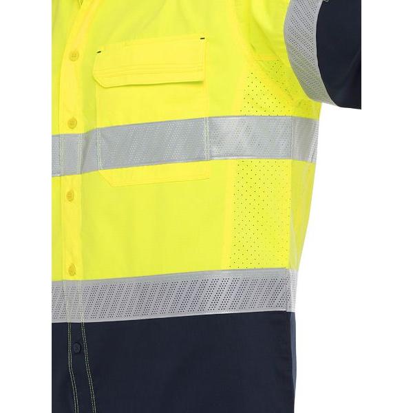 X Airflow Hi Vis Taped Stretch Ripstop Shirt - BS6491T