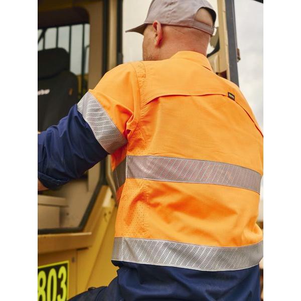 X Airflow Hi Vis Taped Stretch Ripstop Shirt - BS6491T