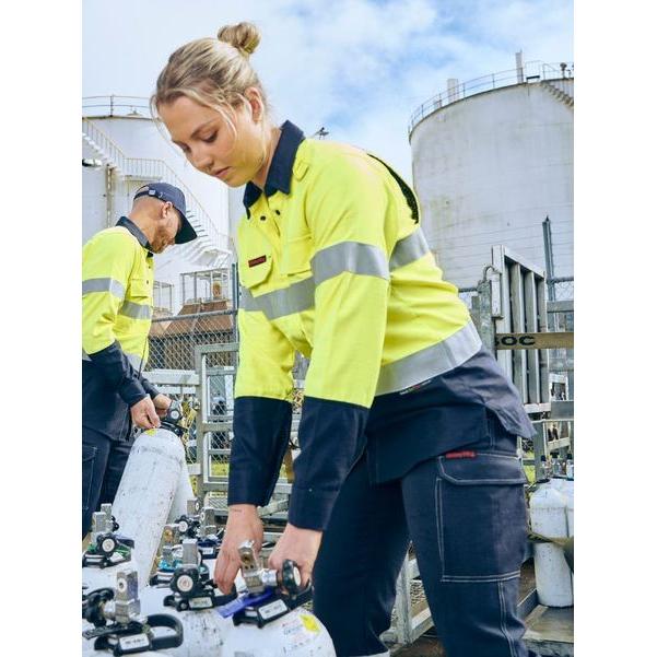 Apex 185 Womens Taped Hi Vis FR Vented Shirt - BL8438T