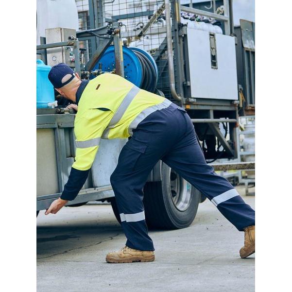 Apex 185/240 Taped Hi Vis FR Ripstop Vented Coverall - BC8477T