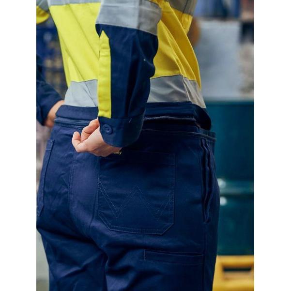 Womens Taped Hi Vis Cotton Drill Coverall - BCL6066T