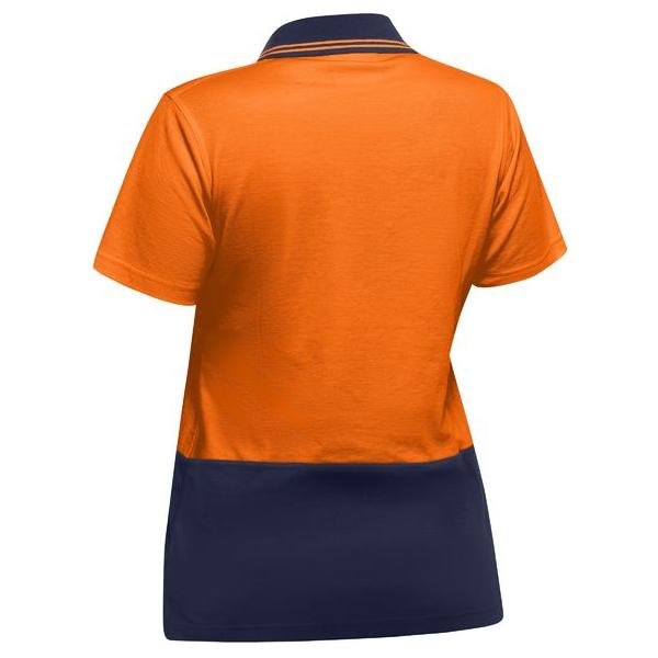 Womens Hi Vis V-Neck Polo - BKL1234