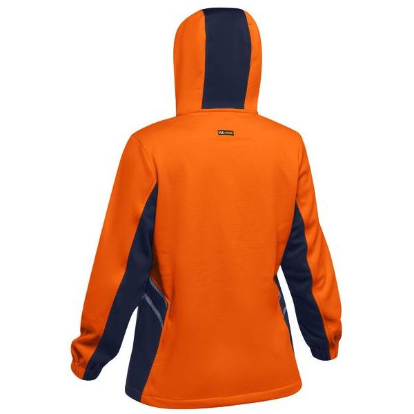 Womens Hi Vis Liquid Repellent Fleece Hoodie - BKL6571