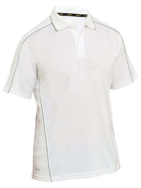 Cool Mesh Polo with Reflective Piping - BK1425
