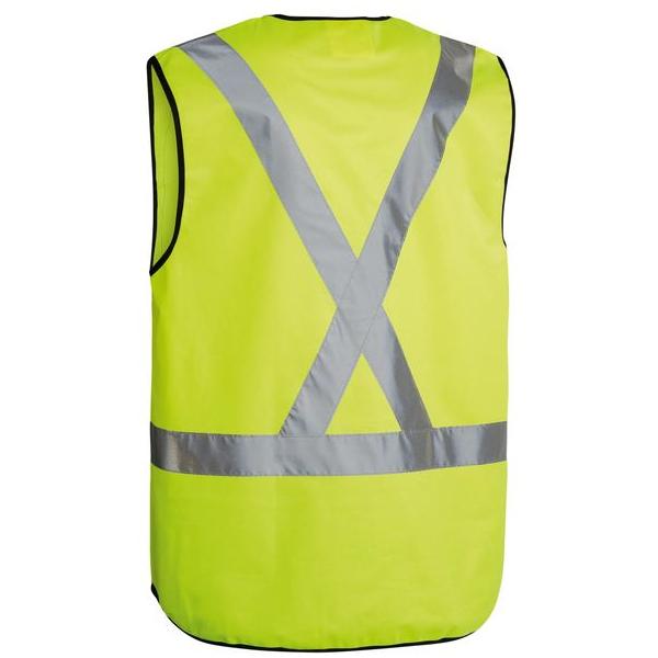 Taped X Back Hi Vis Vest - BT0347