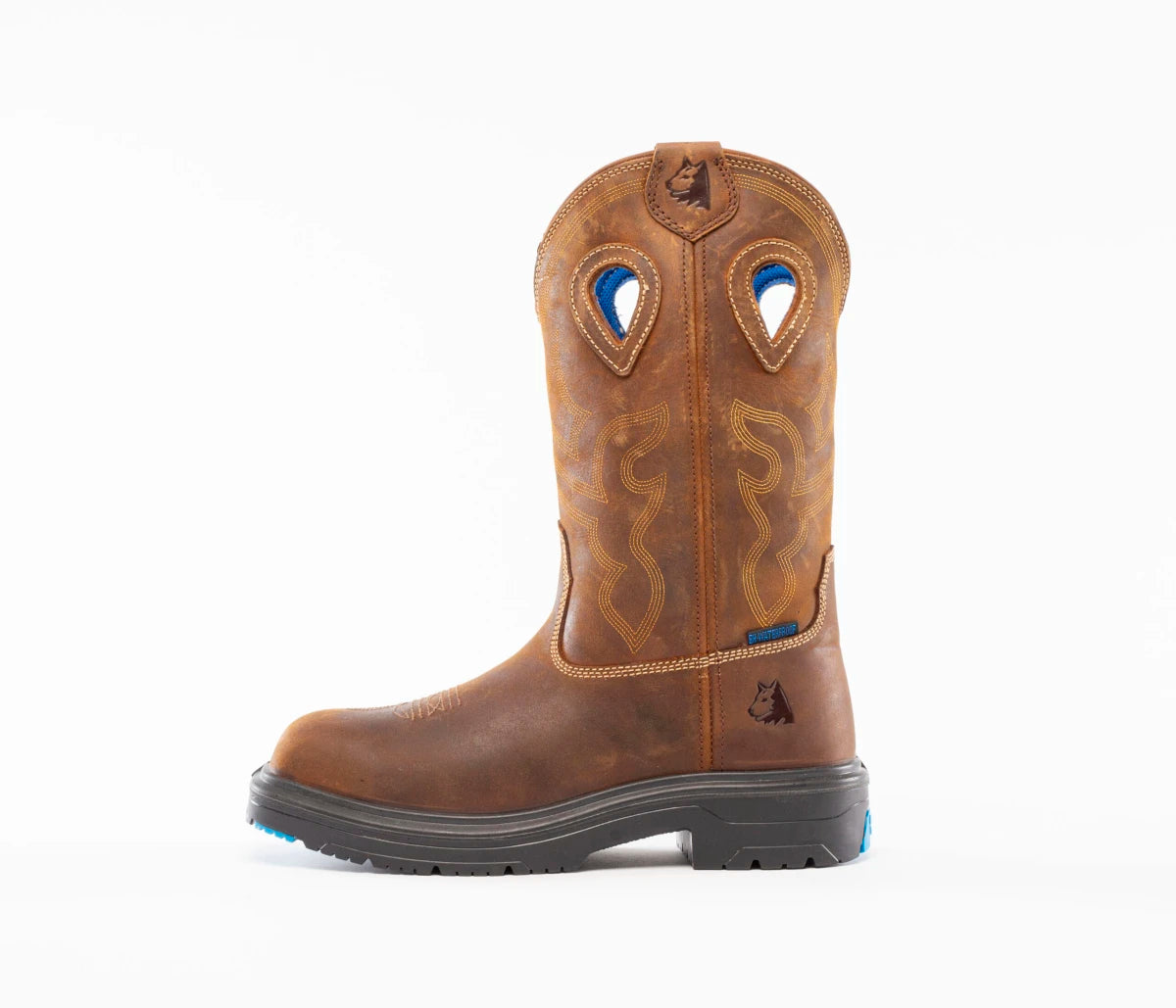 Steel Blue 810945 Blue Heeler Western Style Non Safety Boot