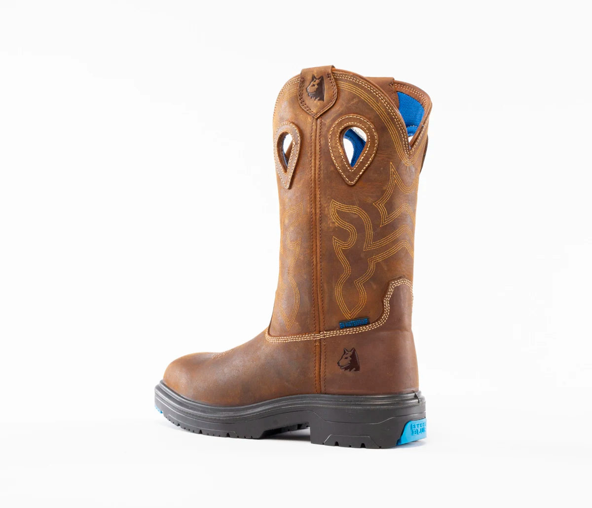 Steel Blue 810945 Blue Heeler Western Style Non Safety Boot