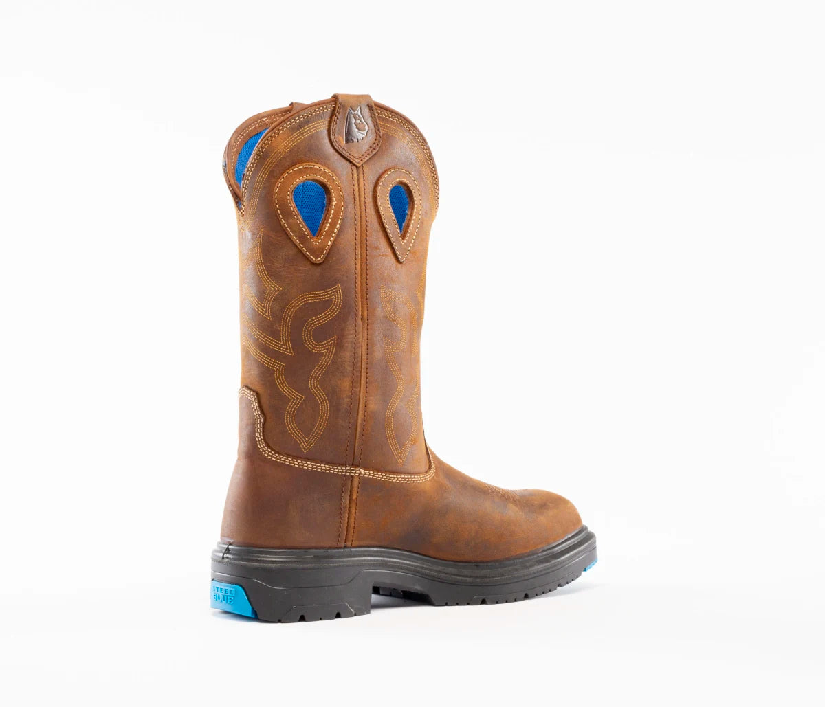 Steel Blue 810945 Blue Heeler Western Style Non Safety Boot