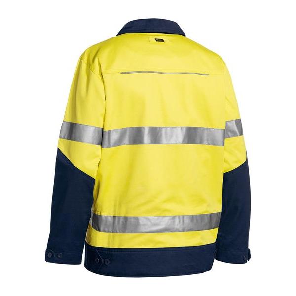 Taped Hi Vis Drill Jacket with Liquid Repellent finish - BJ6917T