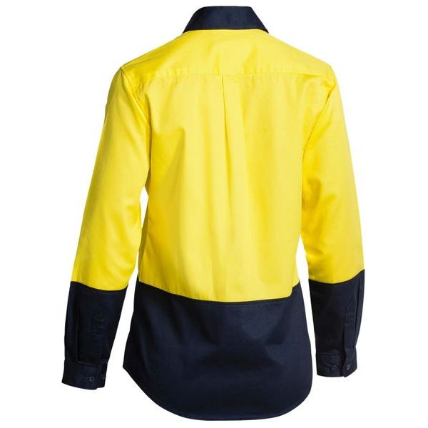 Womens Hi Vis Drill Shirt - BL6267
