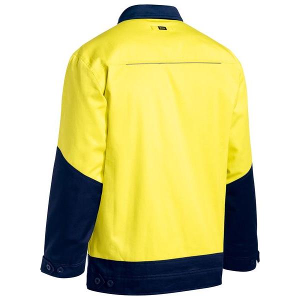 Hi Vis Drill Jacket with Liquid Repellent Finish - BJ6917