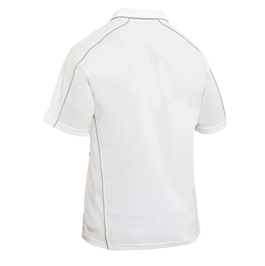 Cool Mesh Polo with Reflective Piping - BK1425