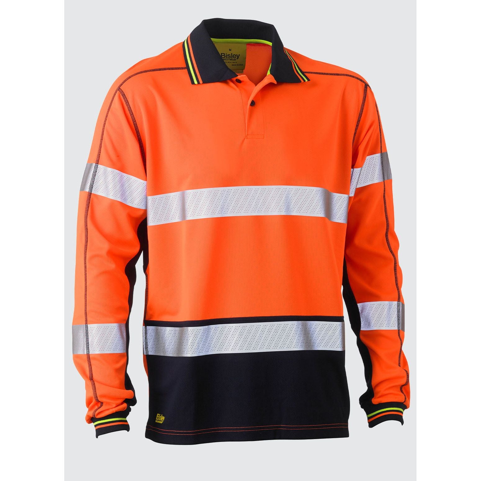 Taped Hi Vis Polyester Mesh Polo - BK6219T