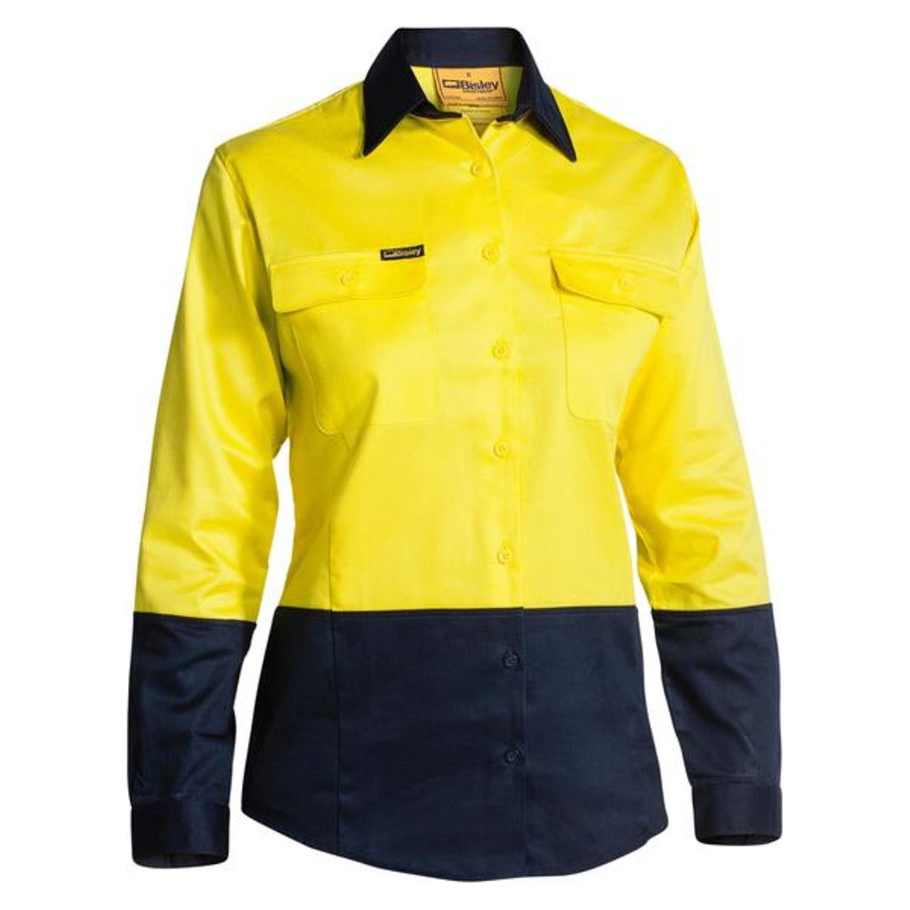 Womens Hi Vis Drill Shirt - BL6267
