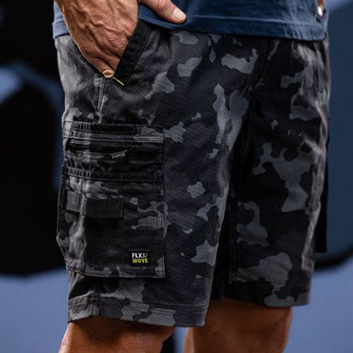 Flx & Move Stretch Canvas Camo Cargo Short - Limited Edition - BSHC1337