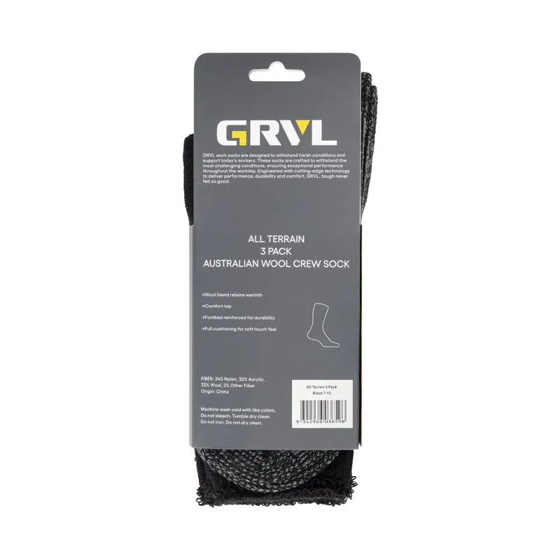 GRVL Socks - All Terrain 3 Pack