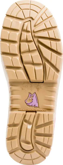 Steel Blue 522761 Southern Cross Ladies L/U Nitrile Zip Safety Boot