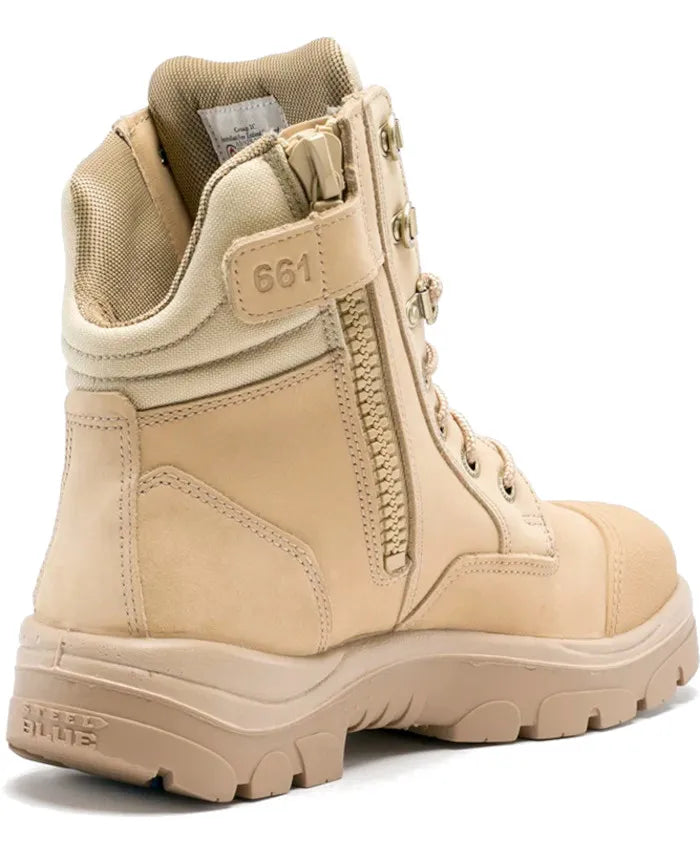 Steel Blue 312661 Southern Cross L/U Zip Scuff Safety Boot