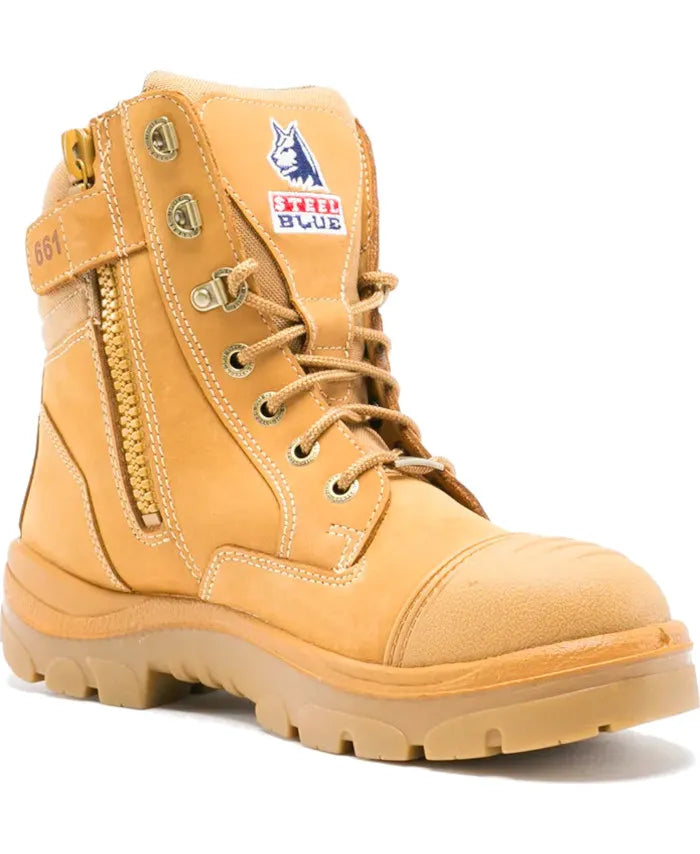 Steel Blue 312661 Southern Cross L/U Zip Scuff Safety Boot