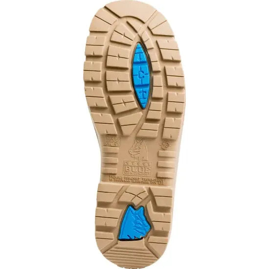 Steel Blue Argyle Zip Scuff Cap 312652