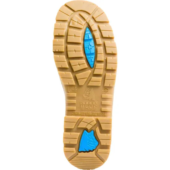 Steel Blue Argyle Zip Scuff Cap 312652