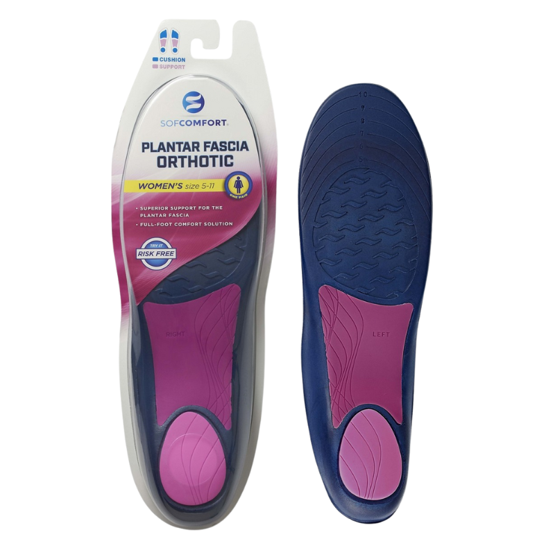 Implus 40308 Sof Comfort Womens Plantar Fascia Orthotic Footbed