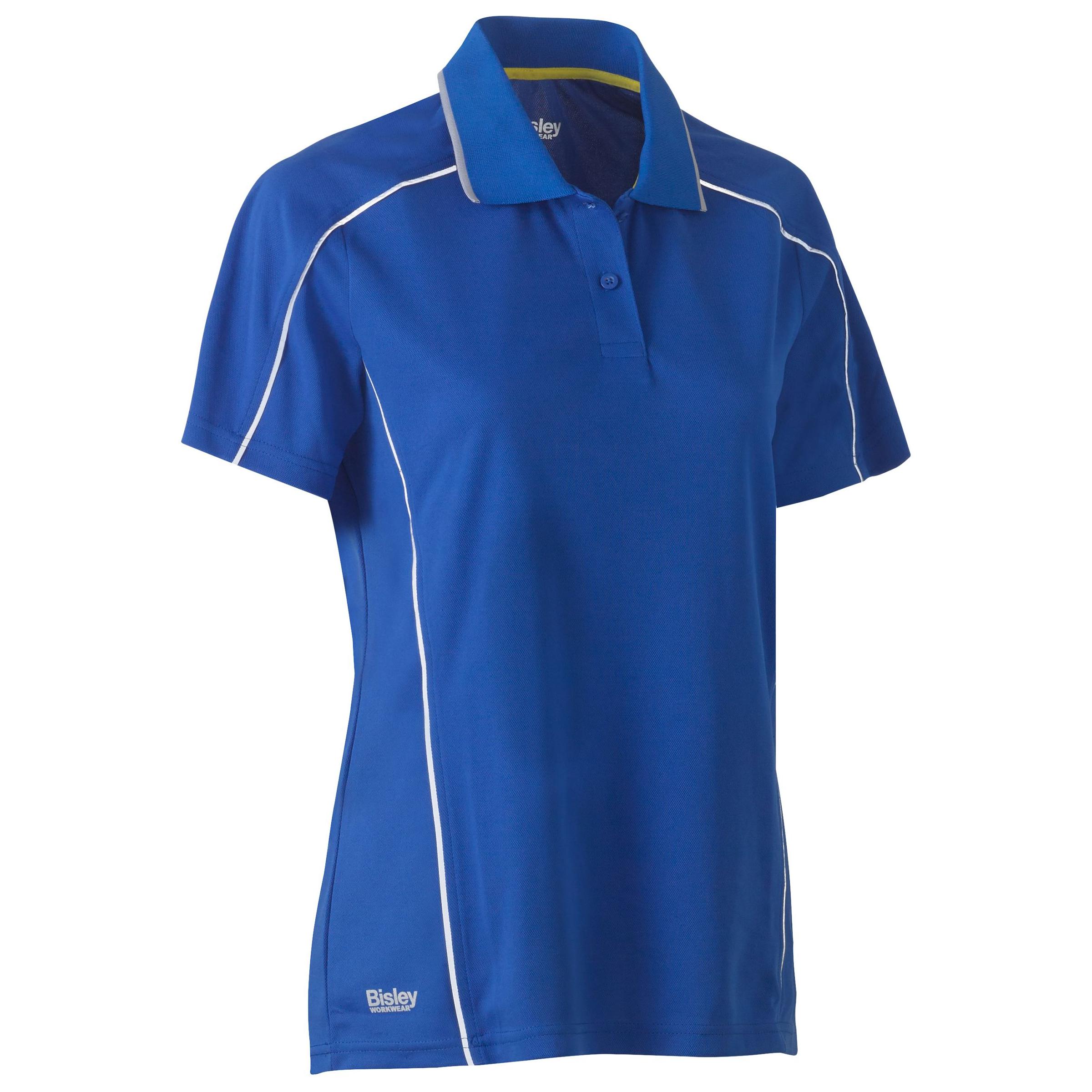 Womens Cool Mesh Polo with Reflective Piping - BKL1425