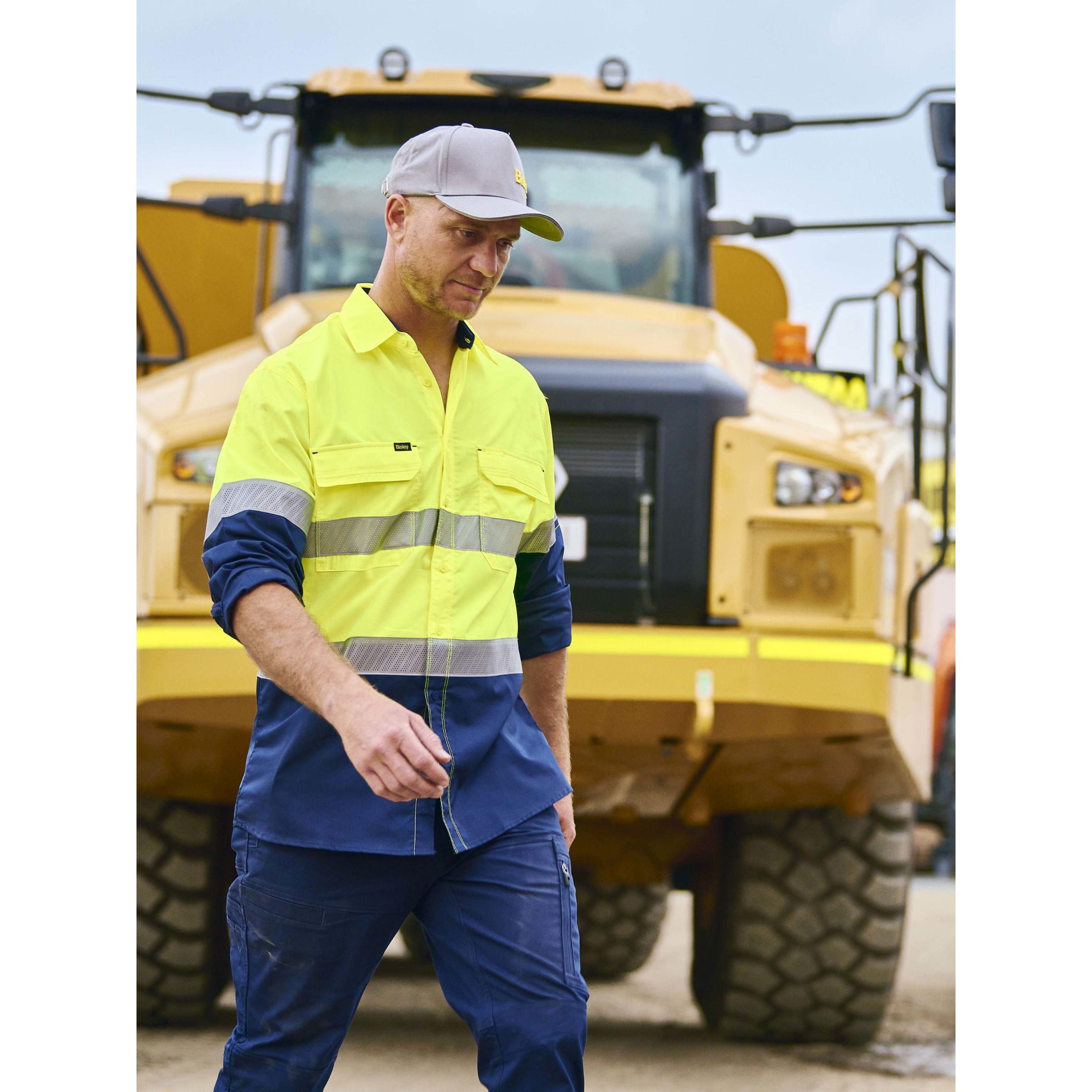 X Airflow Hi Vis Taped Stretch Ripstop Shirt - BS6491T