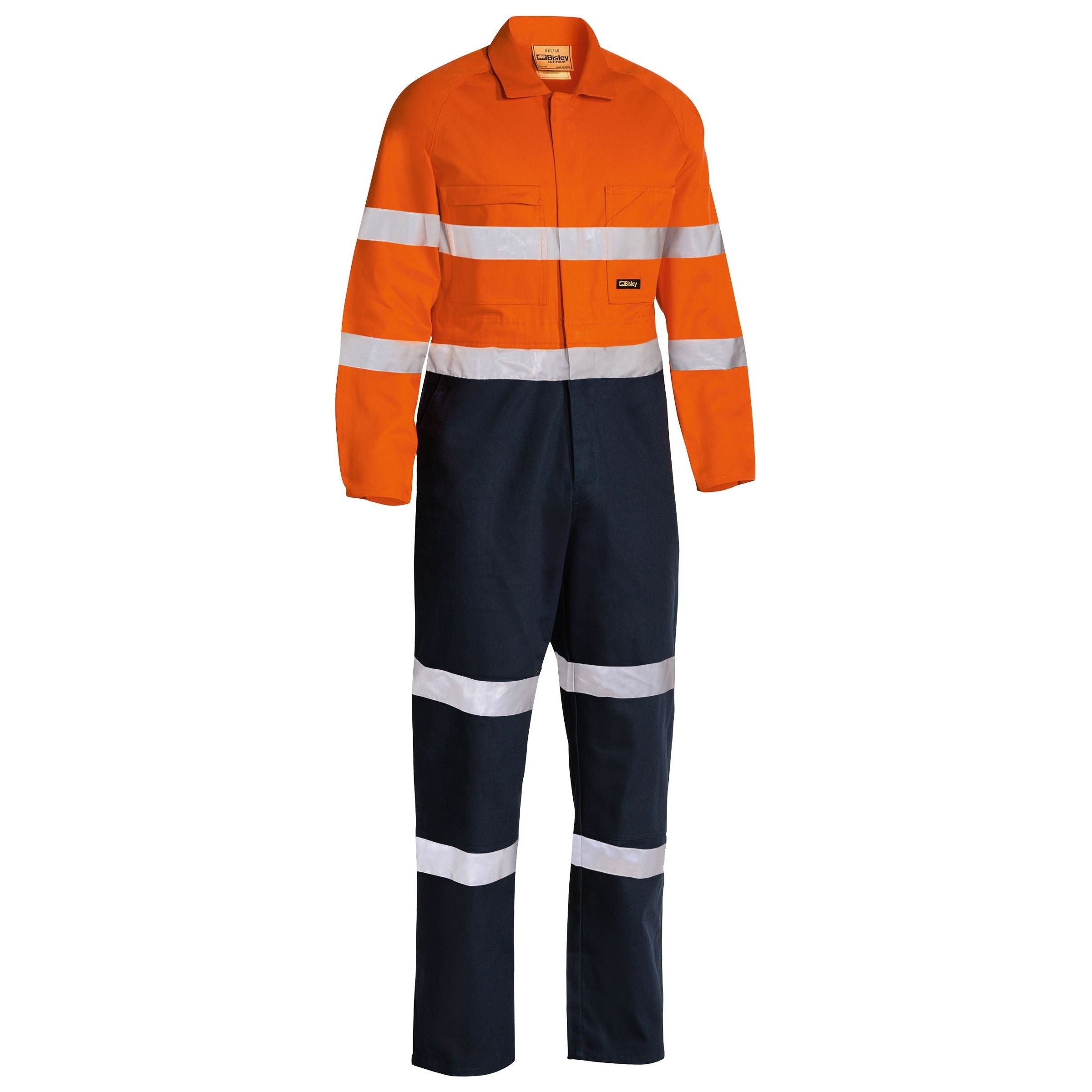 Taped Hi Vis Drill Coverall - BC6357T