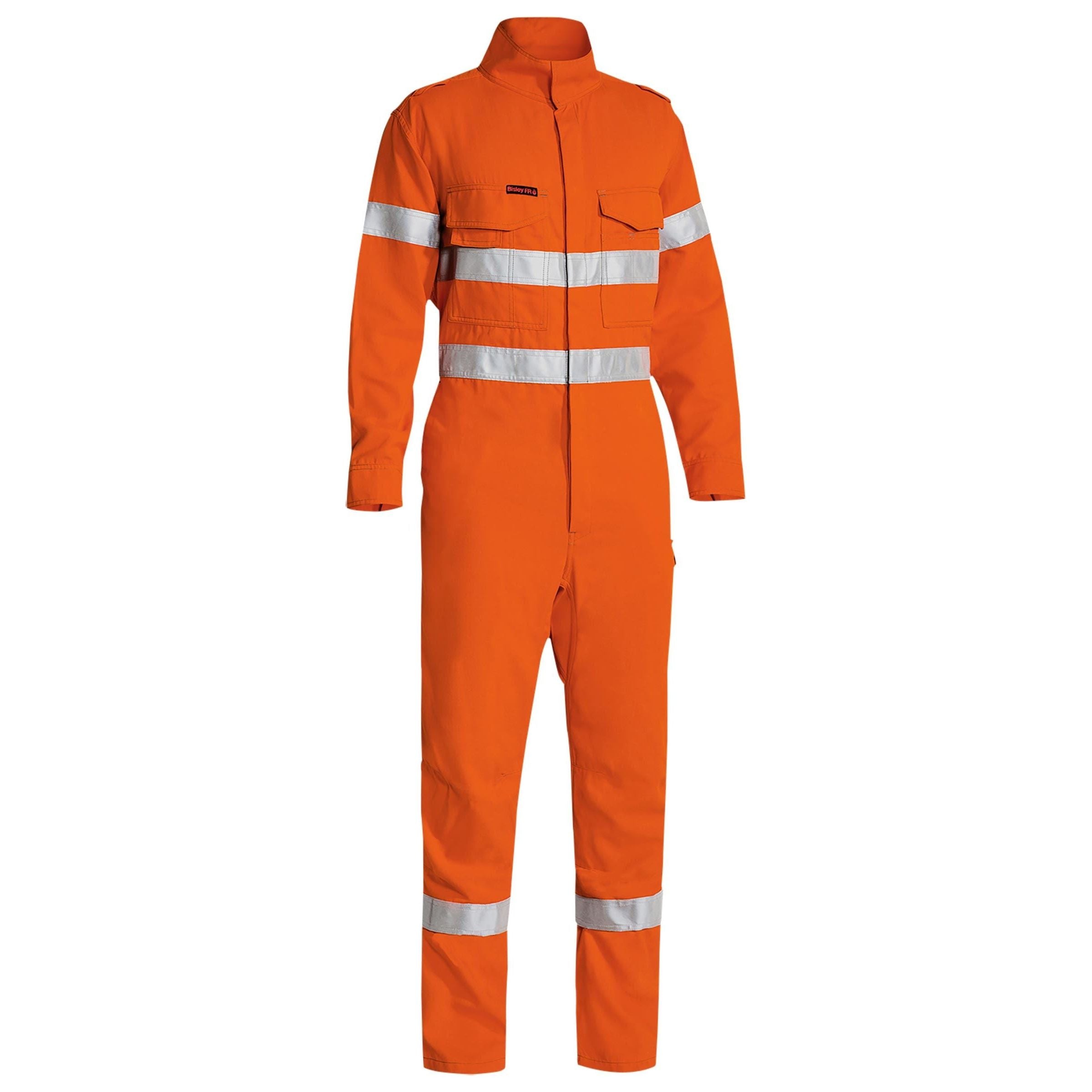 TenCate Tecasafe® Plus 580 Taped Hi Vis Lightweight FR Non Vented Engineered Coverall - BC8185T