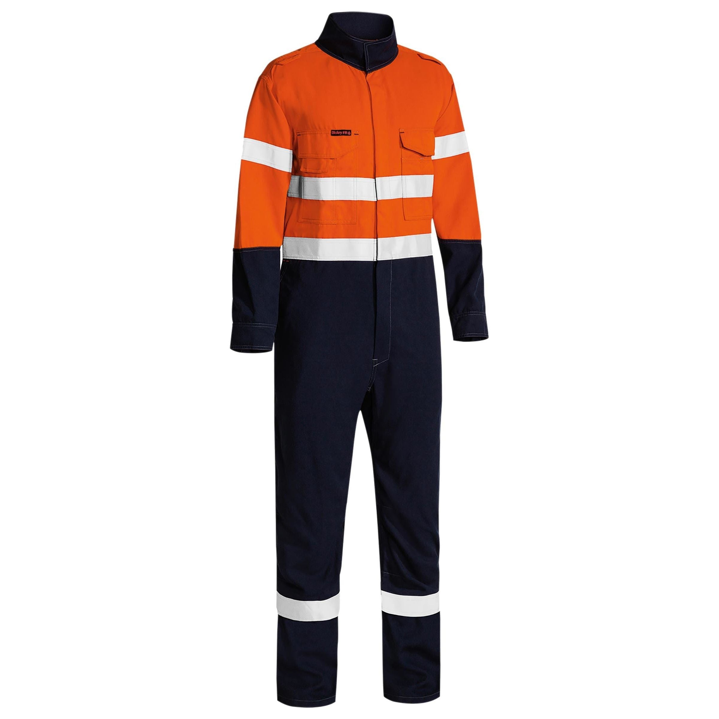 TenCate Tecasafe® Plus 580 Taped Hi Vis Lightweight FR Non Vented Engineered Coverall - BC8186T