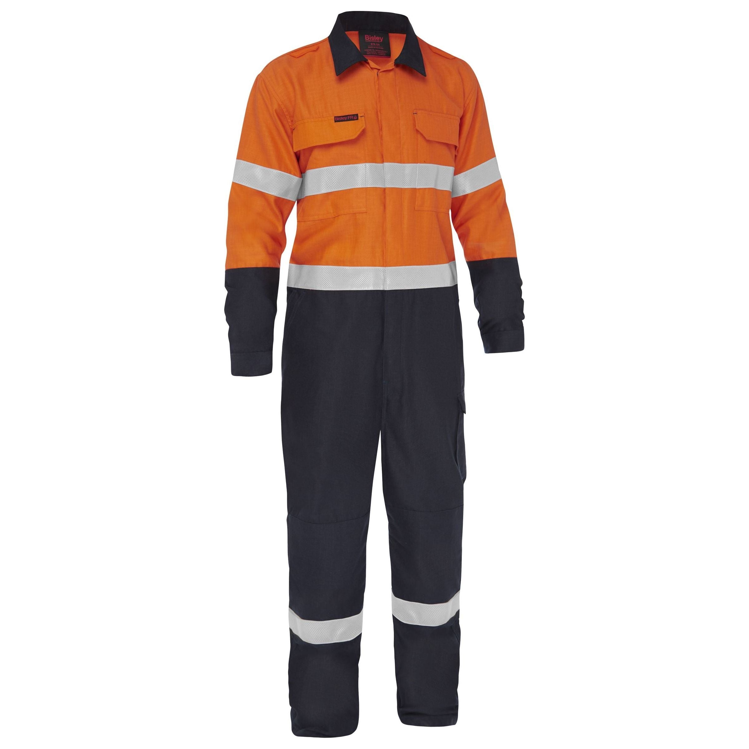 Apex 185/240 Taped Hi Vis FR Ripstop Vented Coverall - BC8477T