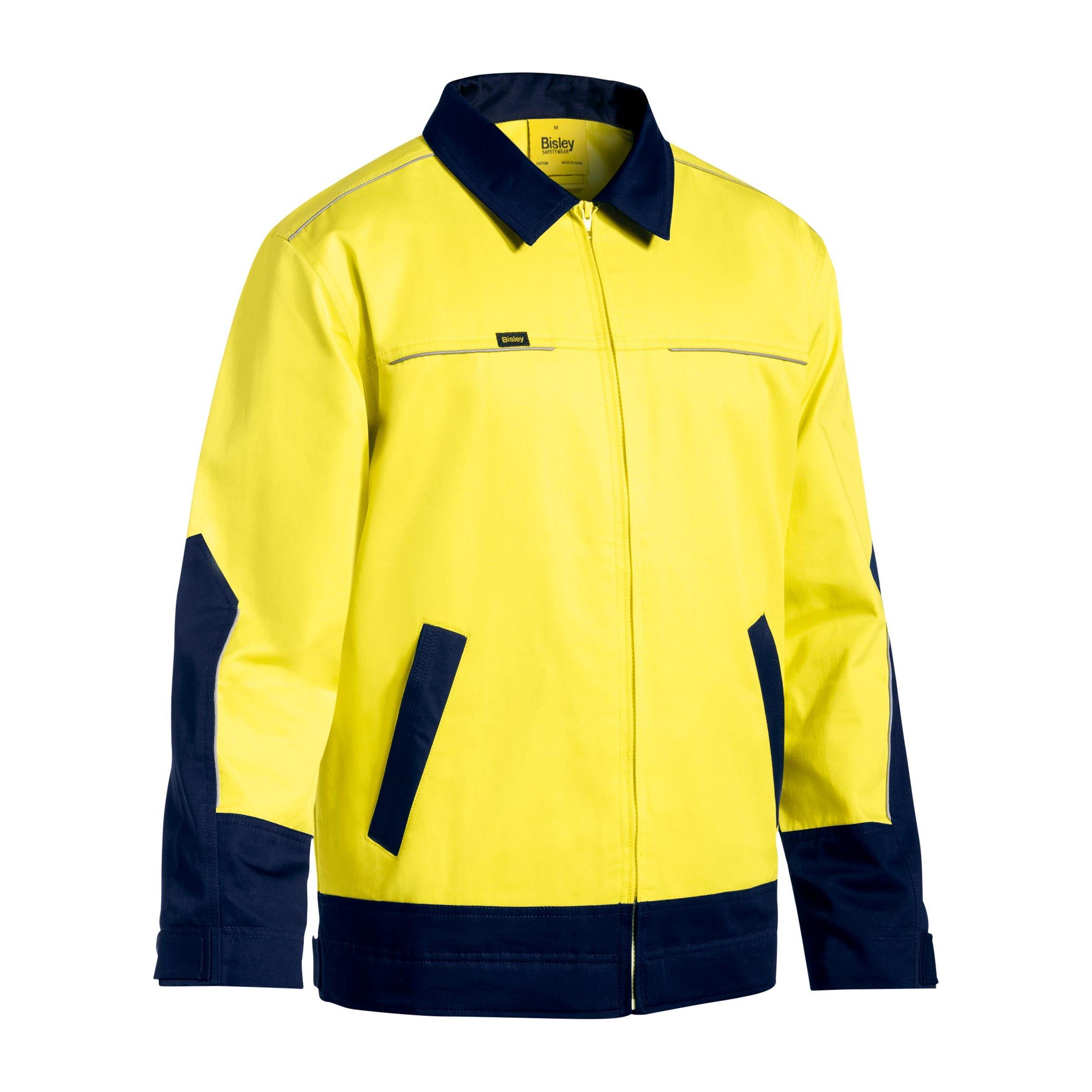 Hi Vis Drill Jacket with Liquid Repellent Finish - BJ6917