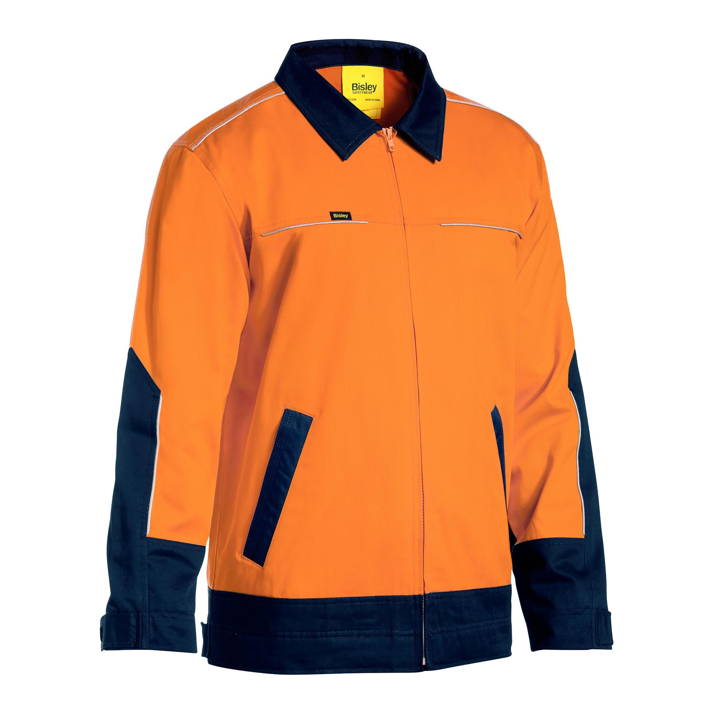 Hi Vis Drill Jacket with Liquid Repellent Finish - BJ6917