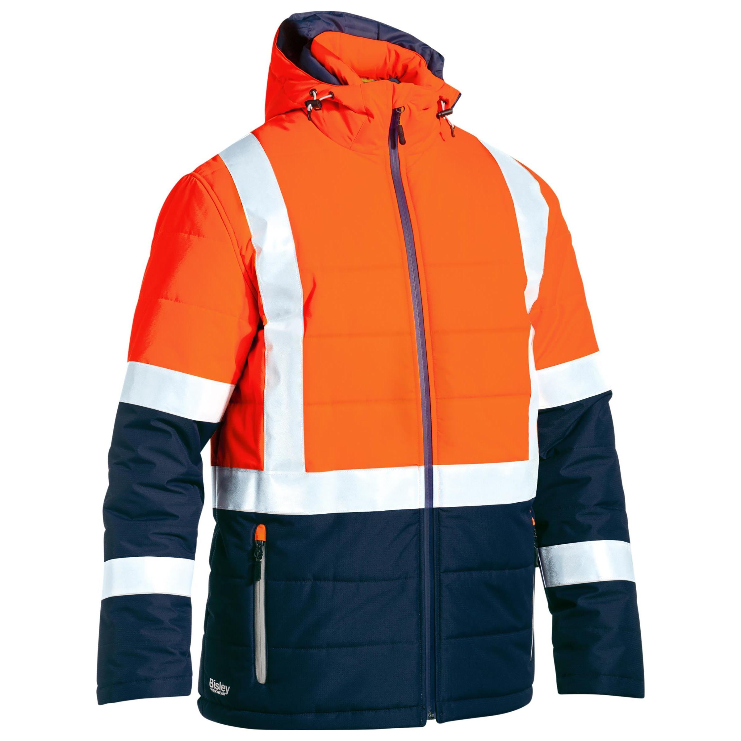 Taped Hi Vis Puffer Jacket - BJ6929HT