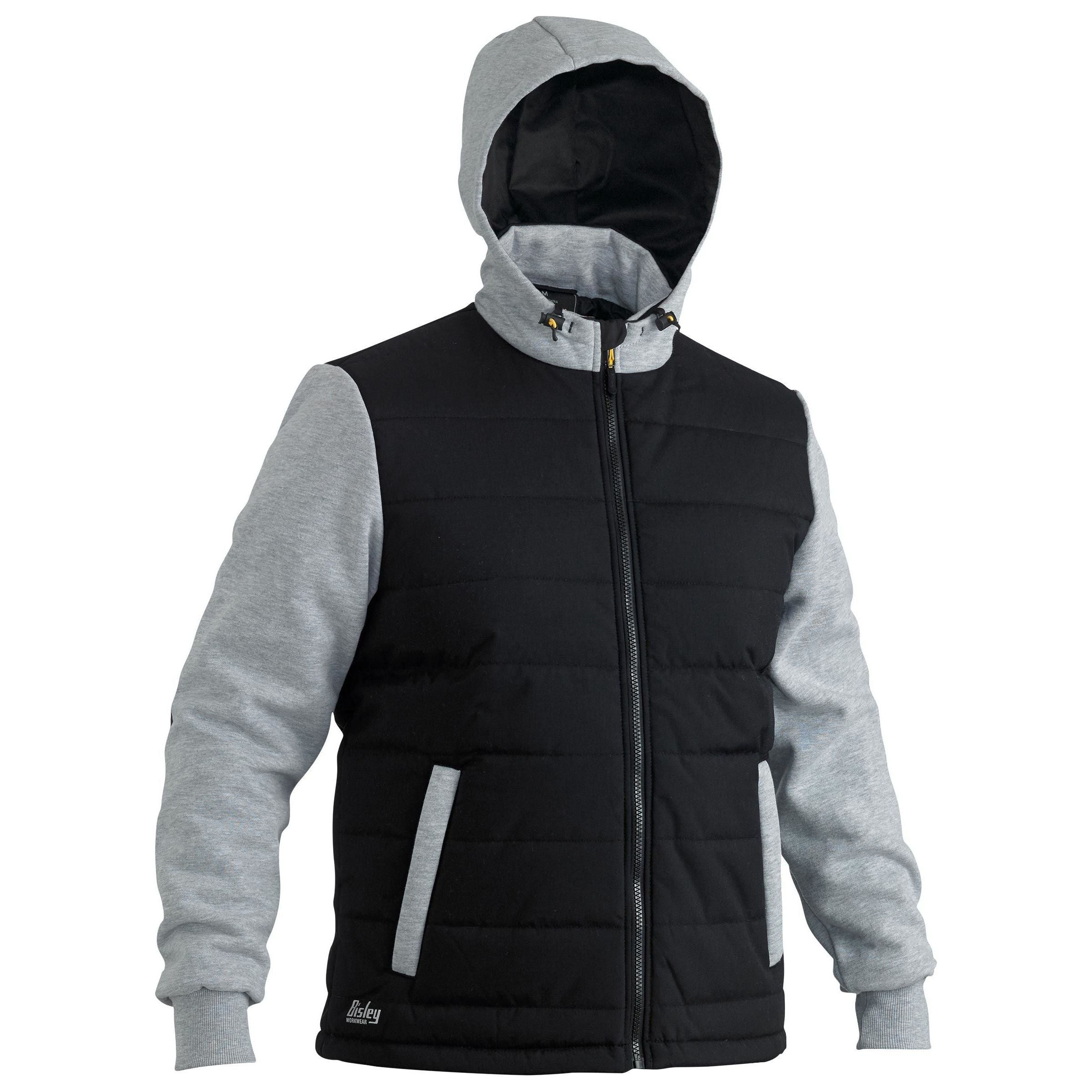 Flx & Move Contrast Puffer Fleece Hooded Jacket - BJ6944