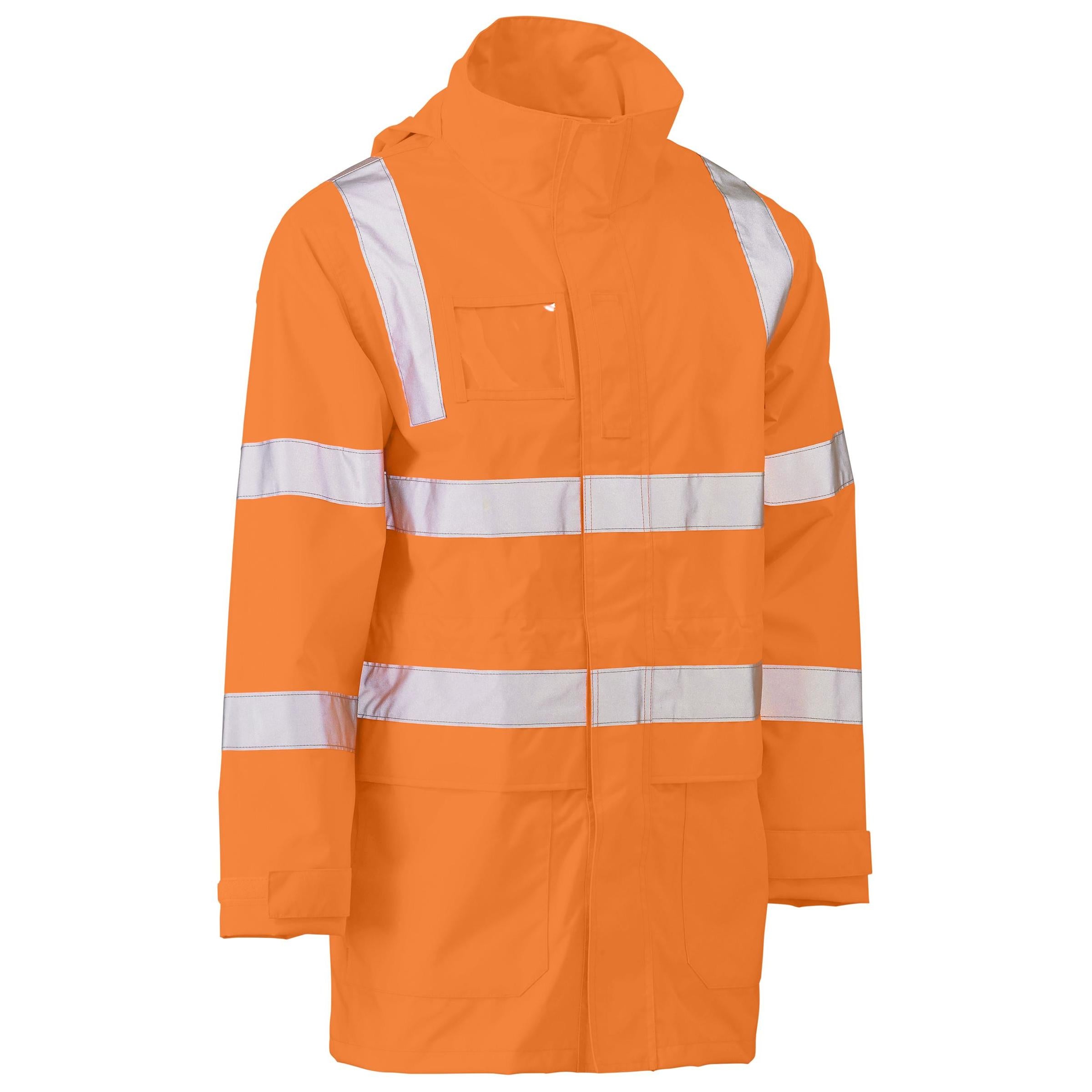 Taped Hi Vis Rail Wet Weather Jacket - BJ6964T
