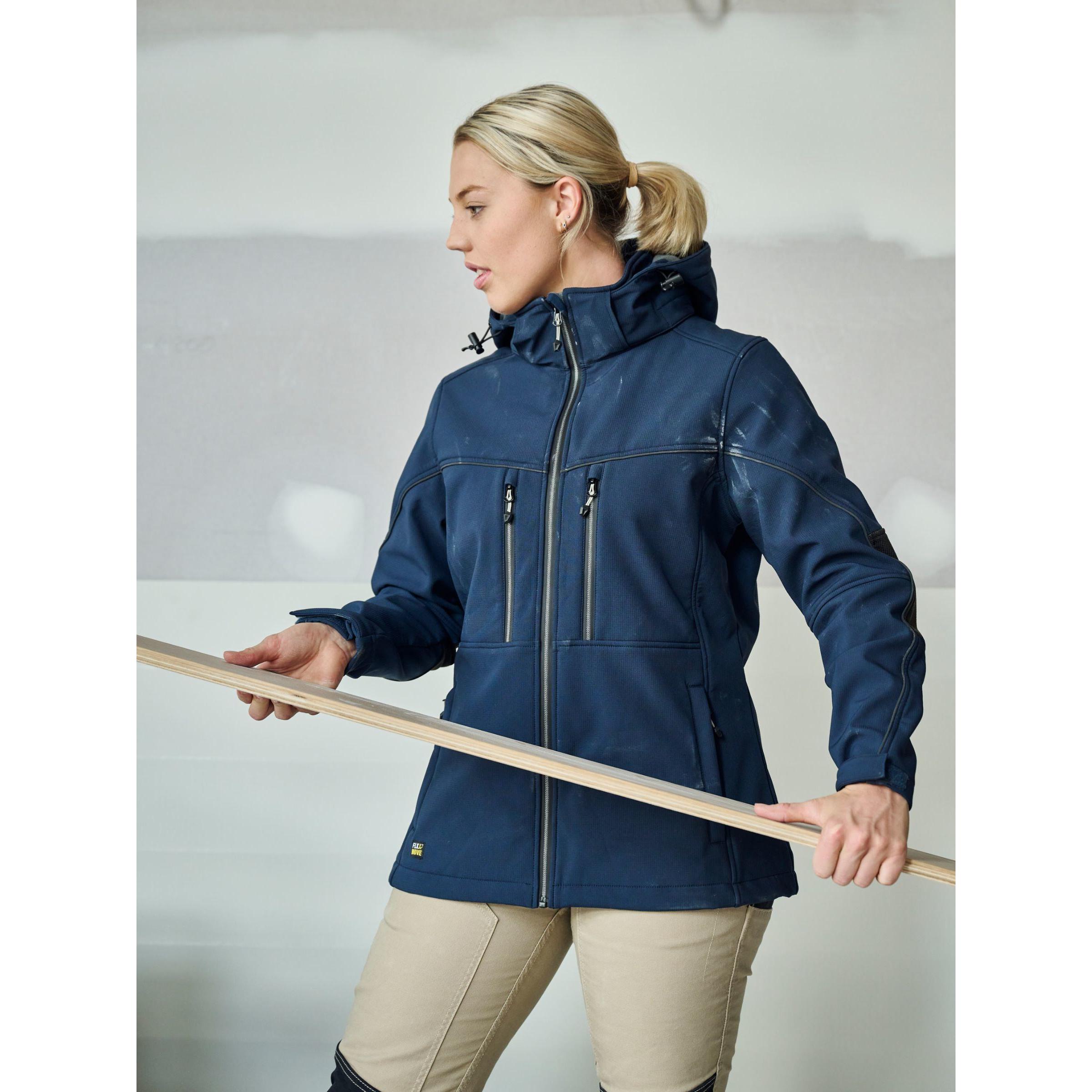 Womens Flx & Move Hooded Soft Shell Jacket - BJL6570