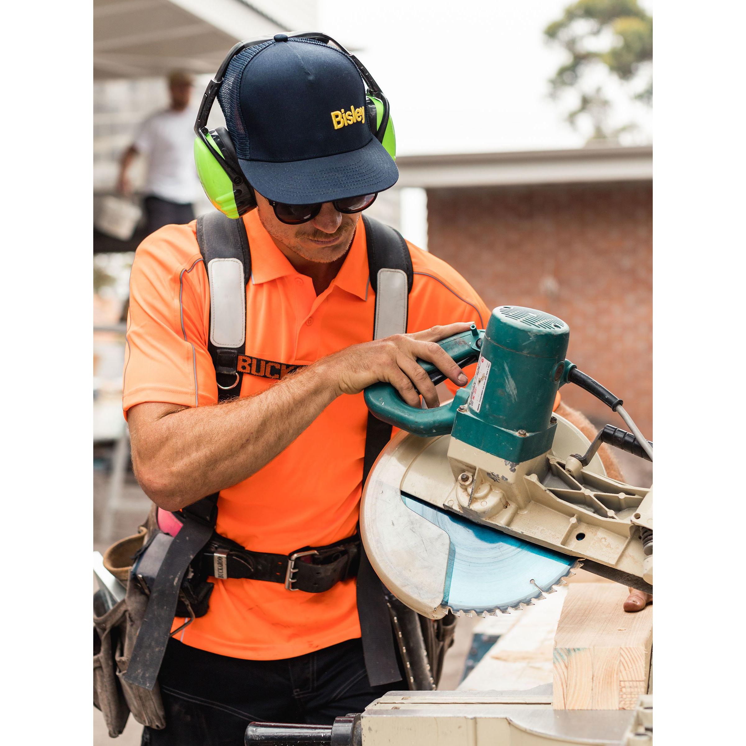 Cool Mesh Polo with Reflective Piping - BK1425