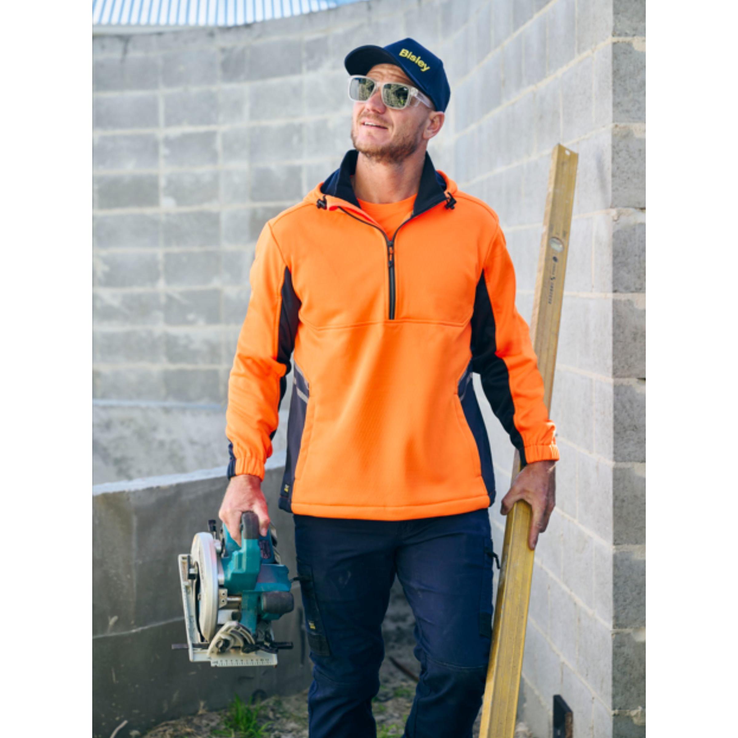 Hi Vis Liquid Repellent Fleece Hoodie - BK6571