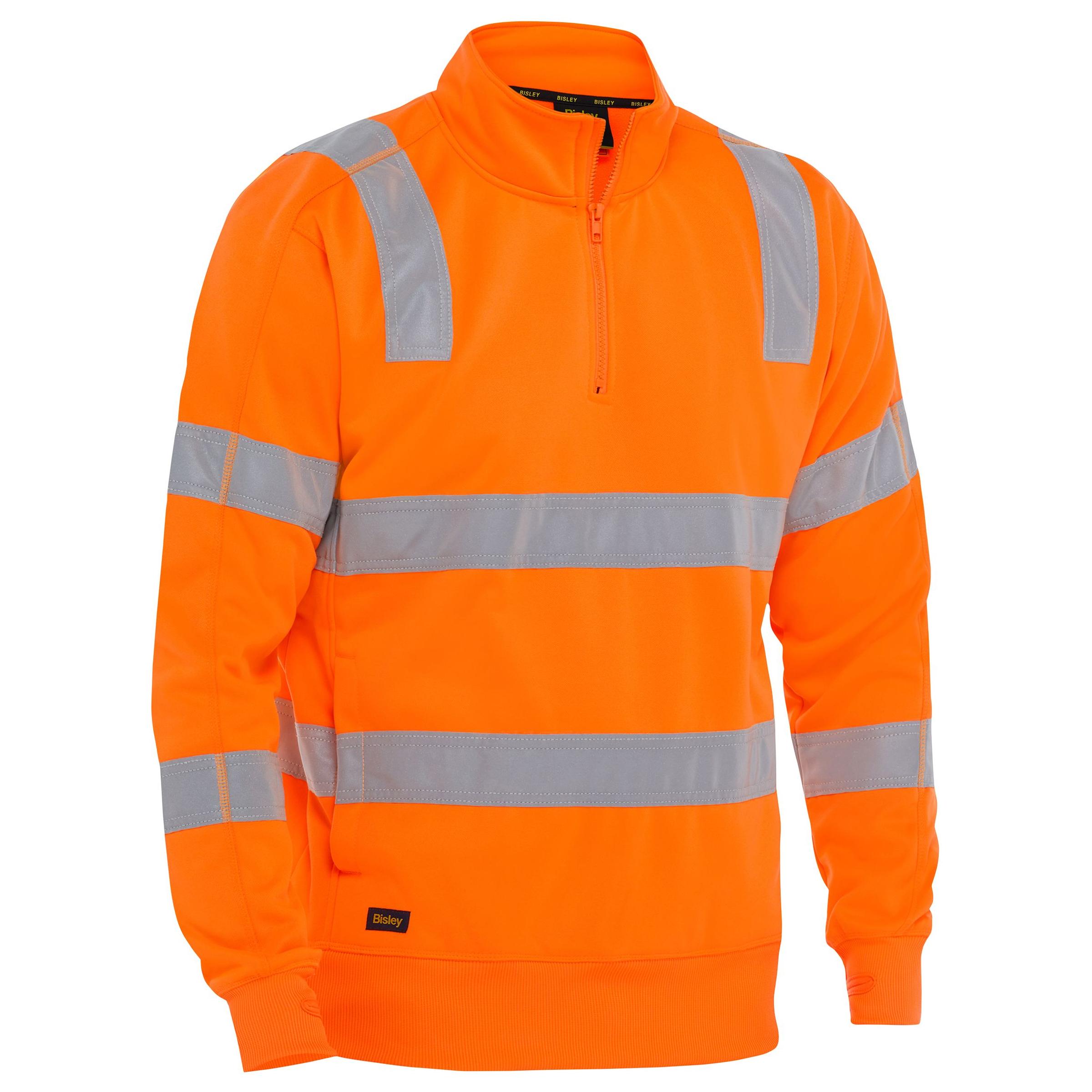 Taped hi Vis 1/4 Zip Pullover - BK6814T