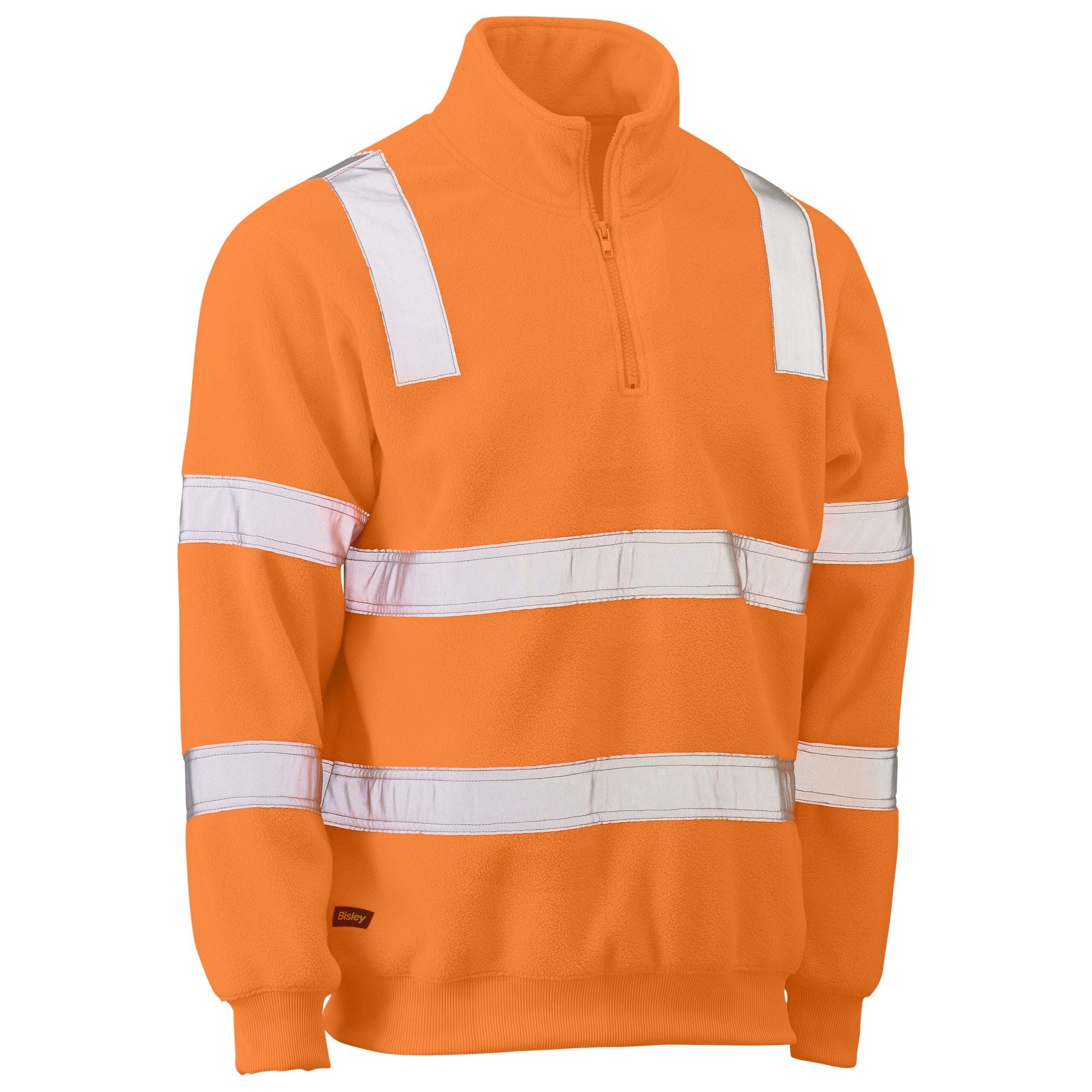 Taped Hi Vis Rail Polar Fleece Jumper - BK6816T