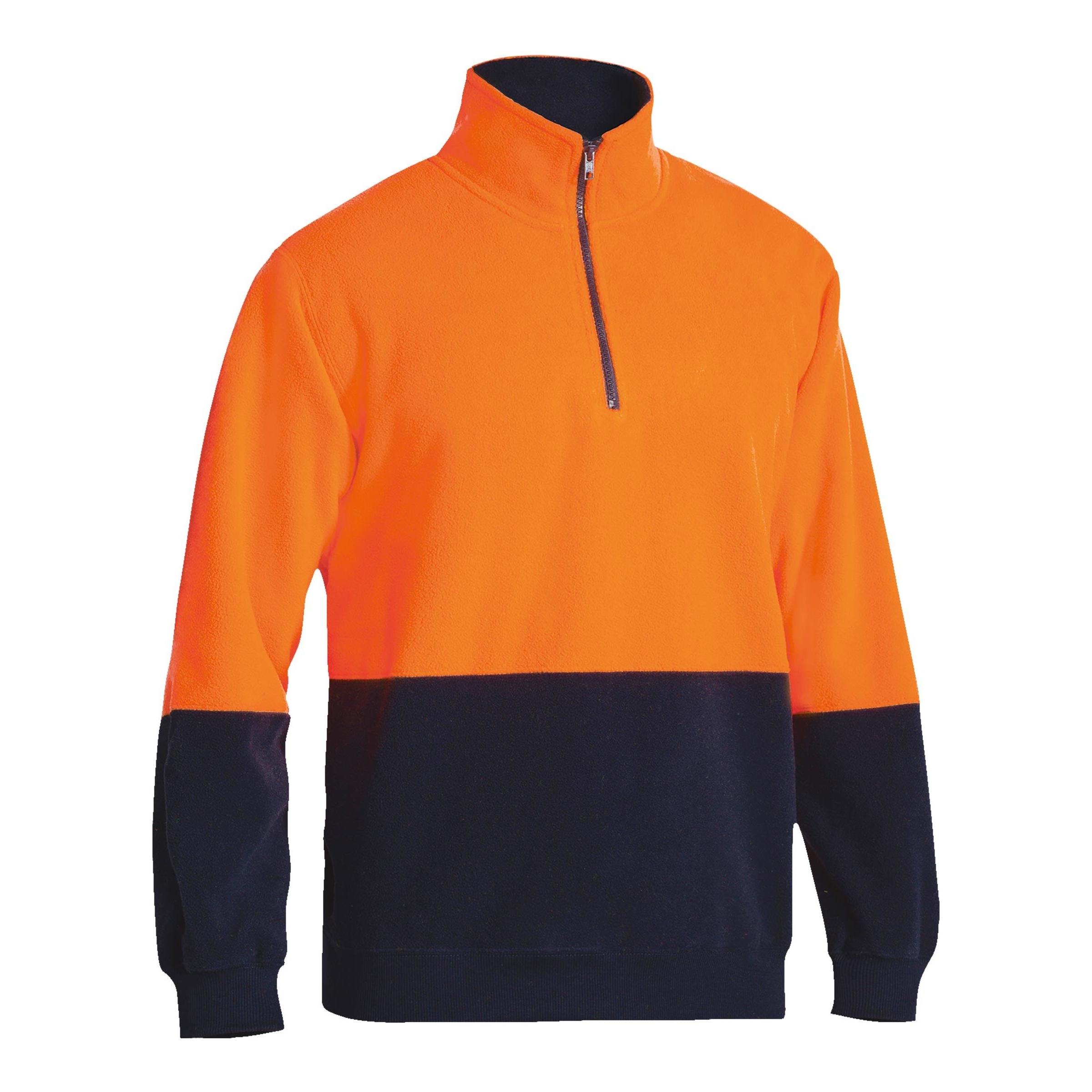 Hi Vis Polar fleece Zip Pullover - BK6889