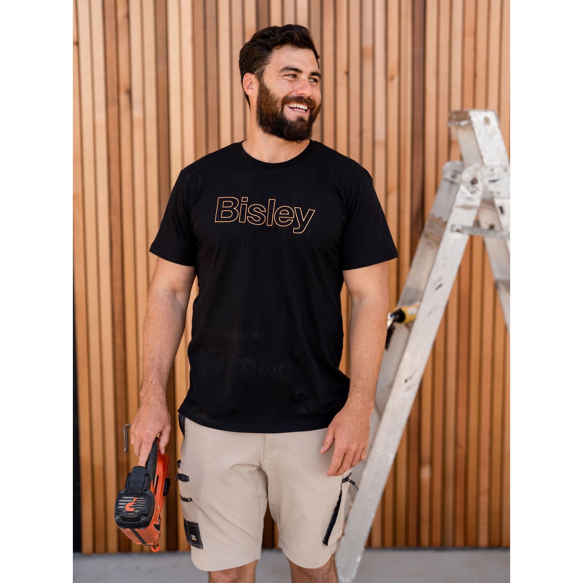 Cotton Outline Logo Tee - BKT084
