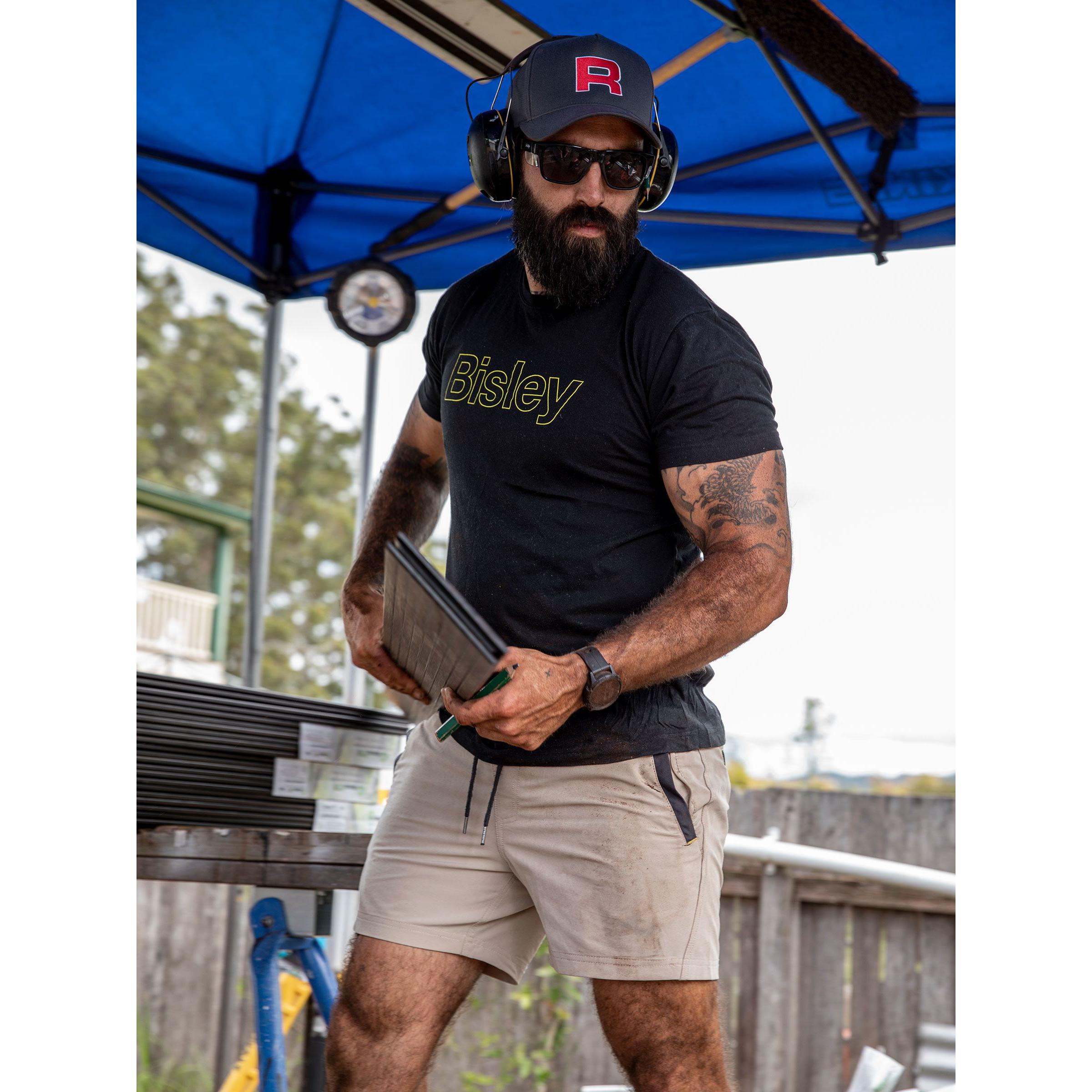 Cotton Outline Logo Tee - BKT084