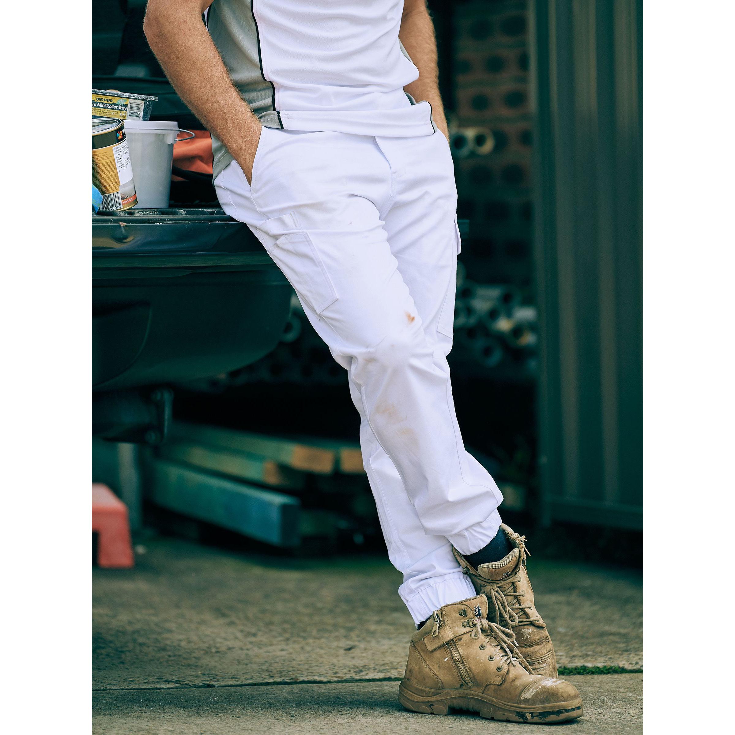 Stretch Cotton Drill Cargo Cuffed Pants - BPC6028
