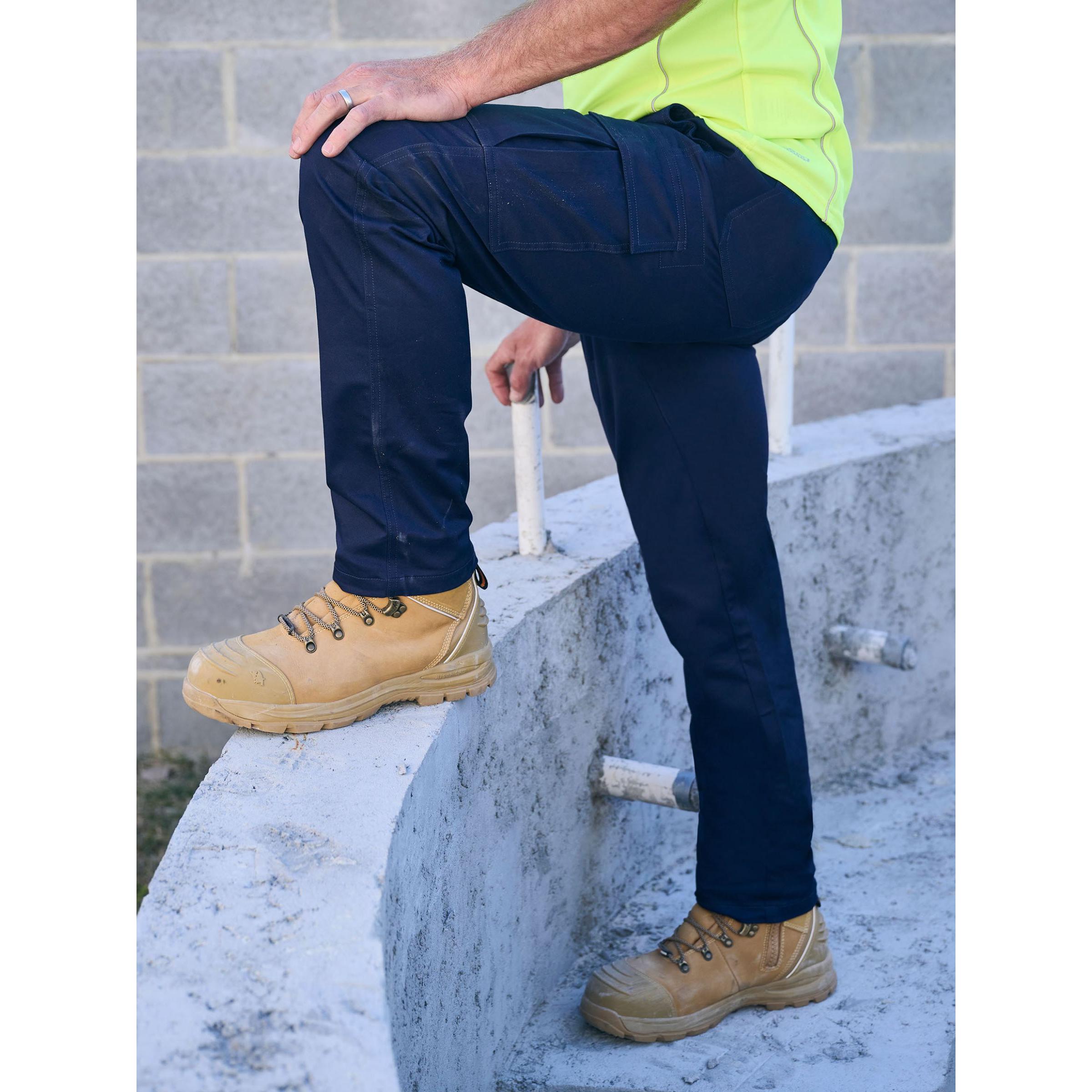 Stretch Cotton Drill Elastic Waist Cargo Work Pant - BPC6029