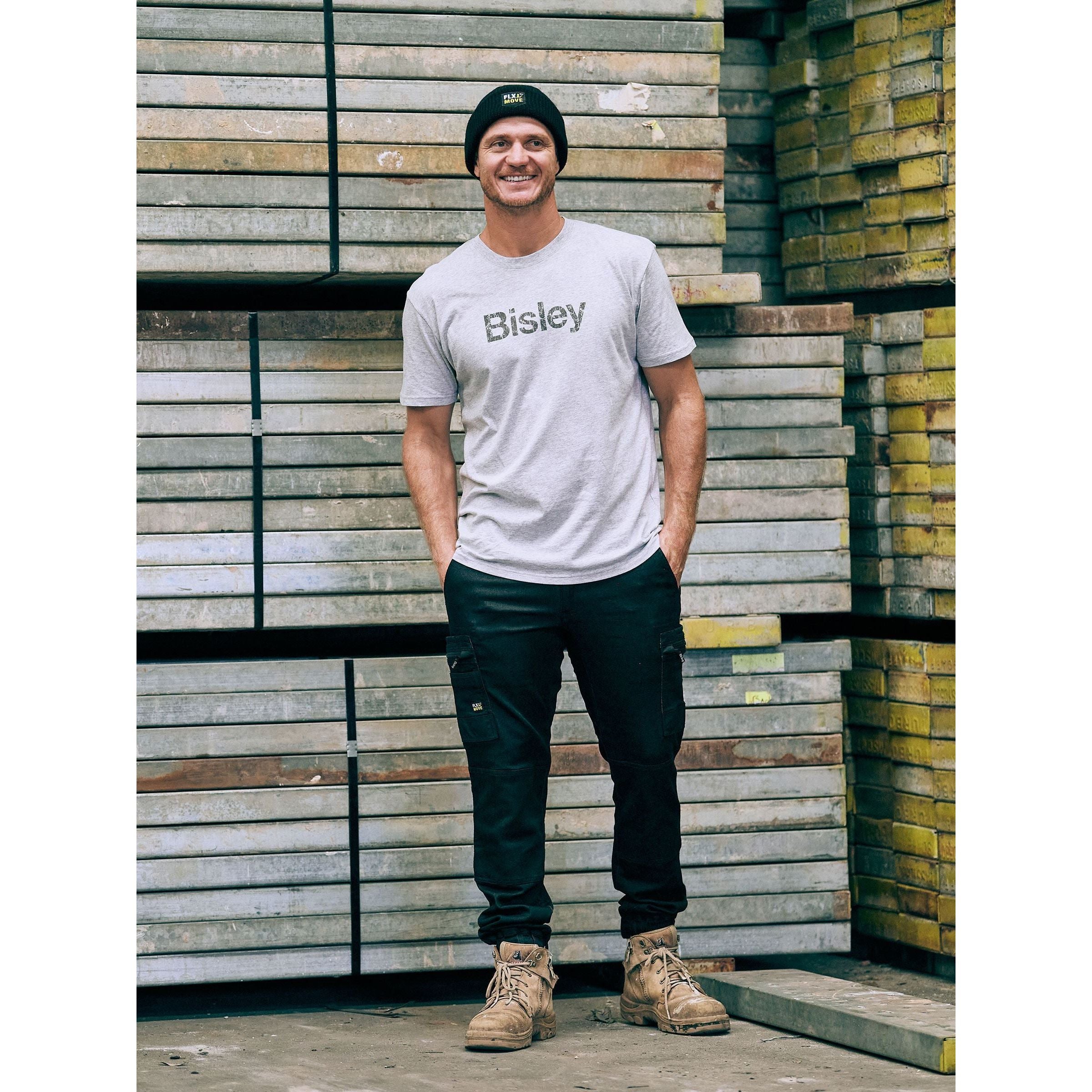 Flx and Move™ Taped Stretch Cargo Cuffed Pants main image 1
