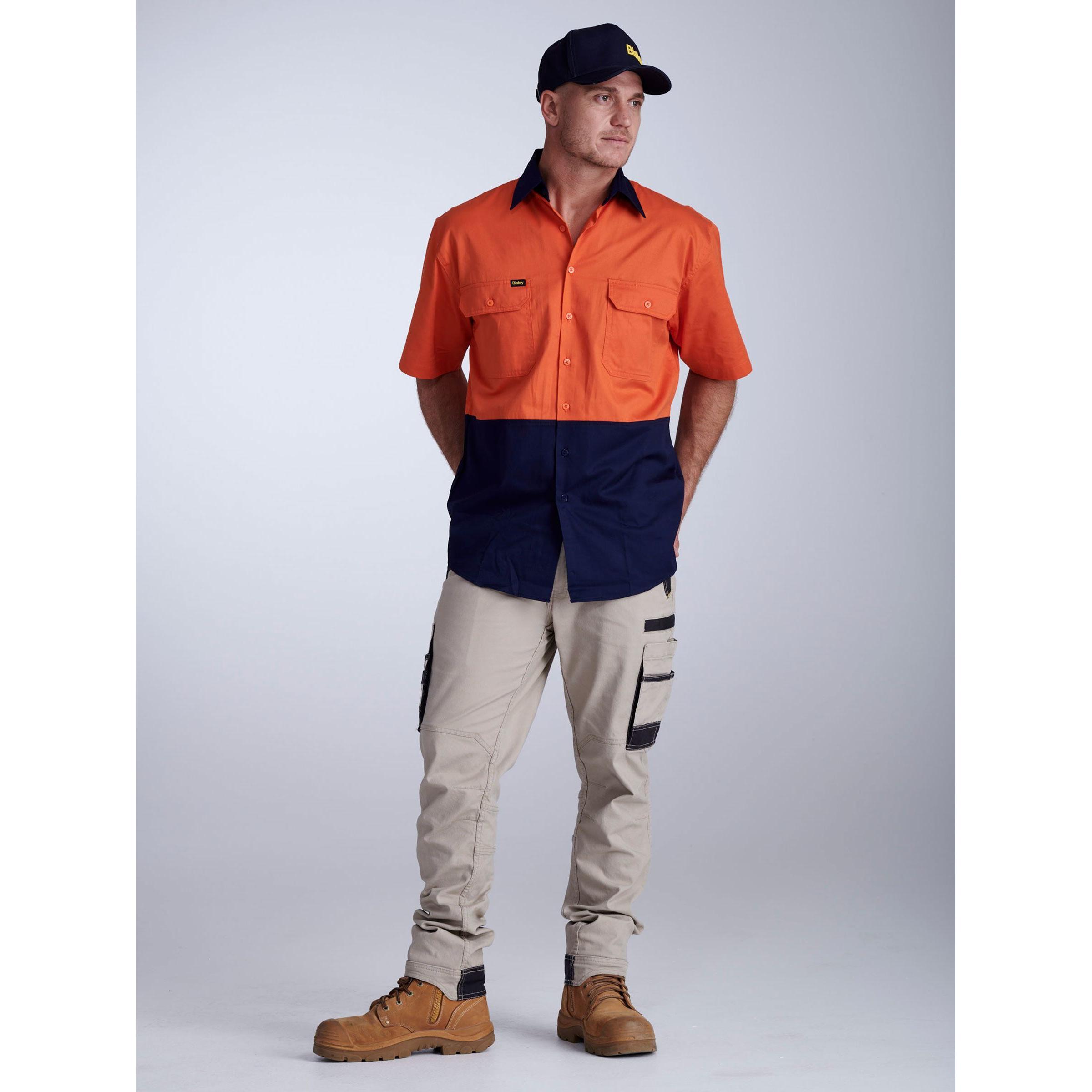 Hi Vis Cool Lightweight Drill Shirt - BS1895